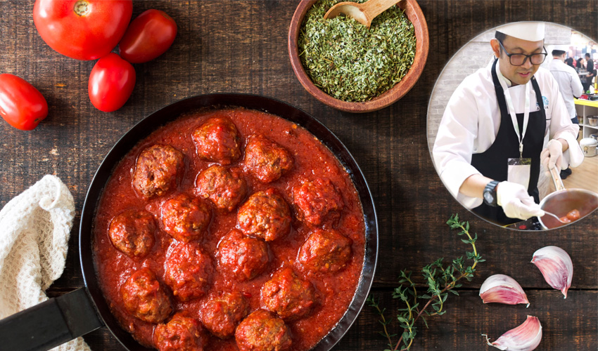 Meatballs In Garlic Tomato Sauce